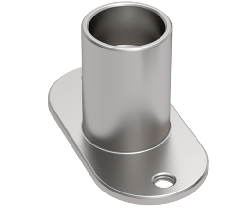 Quick Release Pin Flanged Receptacles - Oblong - Inch (OBFR)