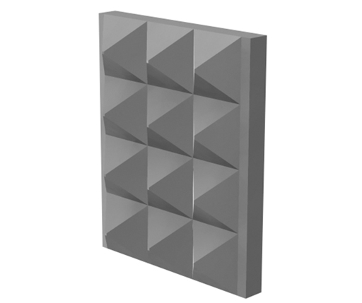 Gripper Pads - Rectangular - Carbide - Diamond Serration - Inch (CR)