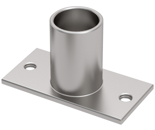 Quick Release Pin Flanged Receptacles - Rectangular - Inch (REFR)