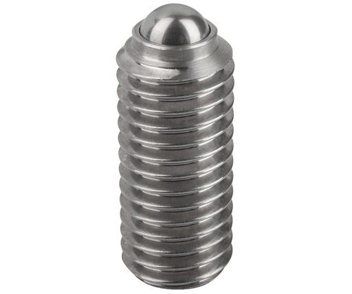 Spring Plungers - Ball Type - Stainless Steel - Hex End - Heavy End Force - Inch